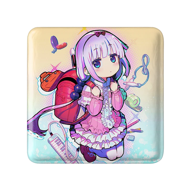 پیکسل خندالو طرح کانا انیمه اژدهای خدمتکار کوبایاشی مدل مربعی کد 36304