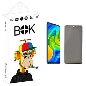 BOK +HD Privacy Screen Protector For Xiaomi Redmi Note 9s