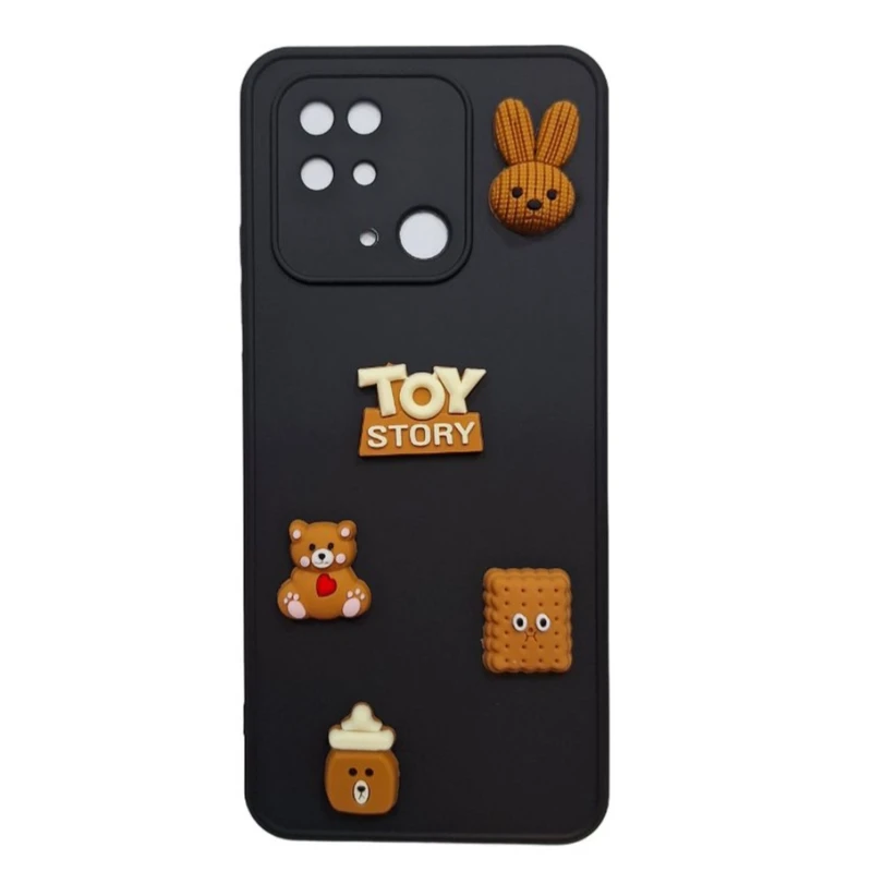 کاور طرح عروسک برجسته مدل 10C مناسب برای گوشی موبایل شیائومی Redmi 10C / Poco C40