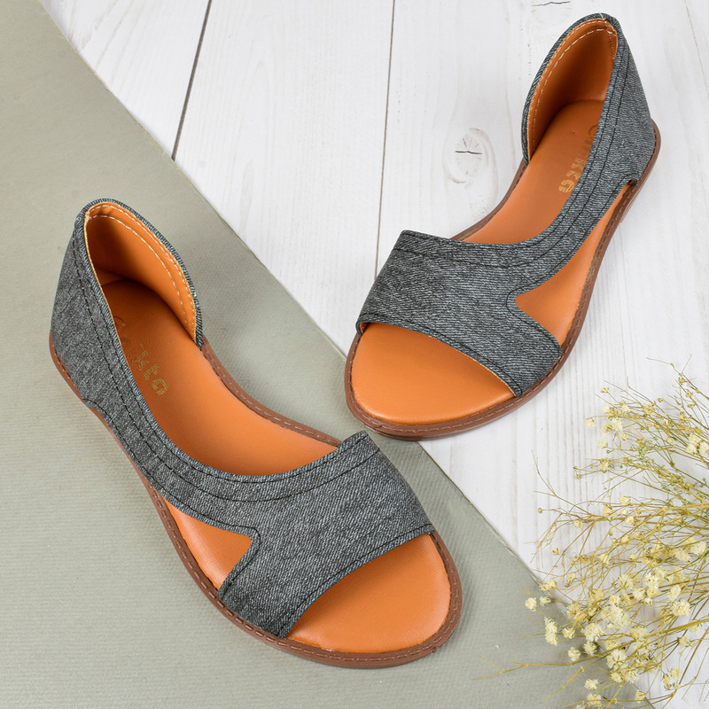 صندل زنانه نیکتا مدل آدورینا جین BK.4043