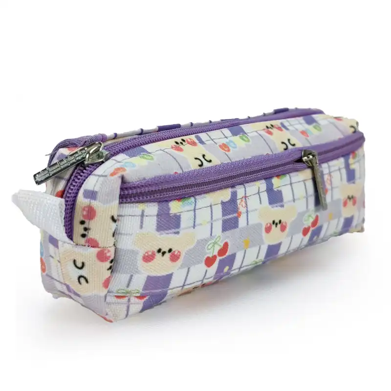 جامدادی مدل برزنتی سه زیپ طرح سه خرگوش