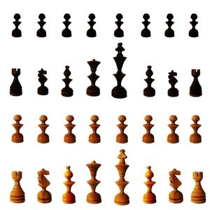 مهره شطرنج کد D32E مجموعه 32 عددی