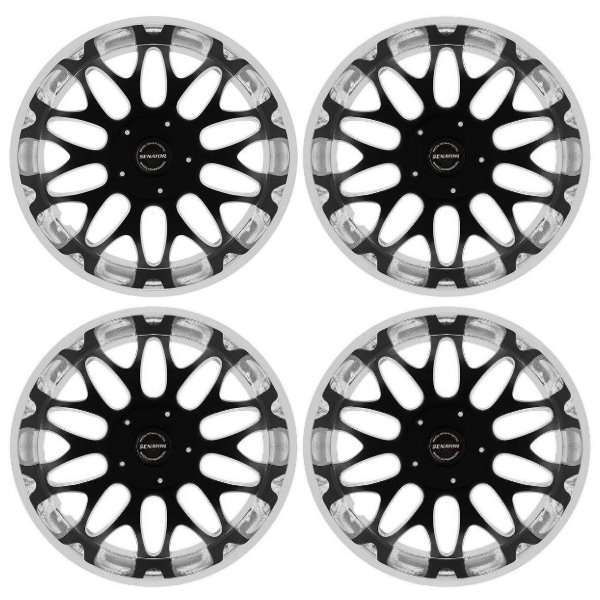 قالپاق چرخ ام اچ بی مدل SEN001 سایز 13 اینچ مناسب برای پراید وانت بسته 4 عددی