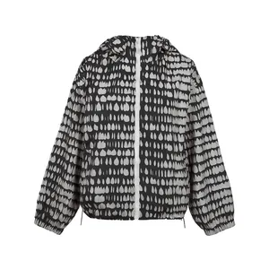 بارانی زنانه مدل کلاه دار نارین پلنگی