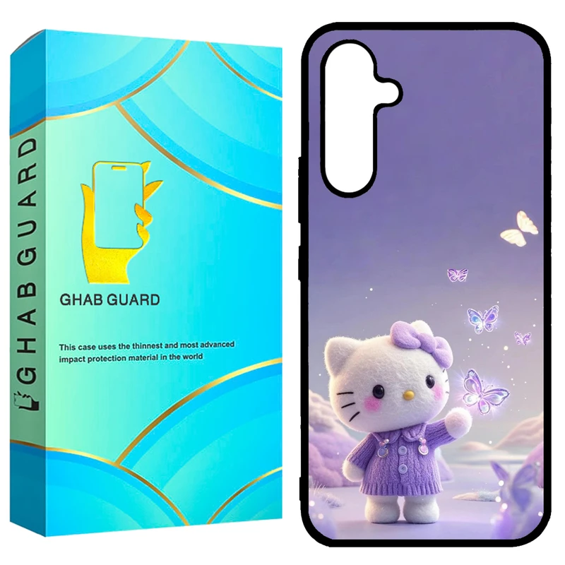 کاور قاب گارد طرح کیتی مدل GCHPA54 مناسب برای گوشی موبایل سامسونگ Galaxy A54