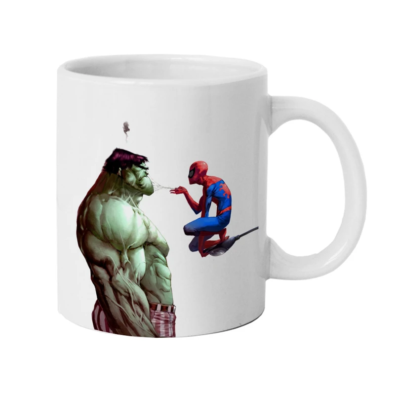 ماگ هومرو طرح هالک و مرد عنکبوتی مدل M1507