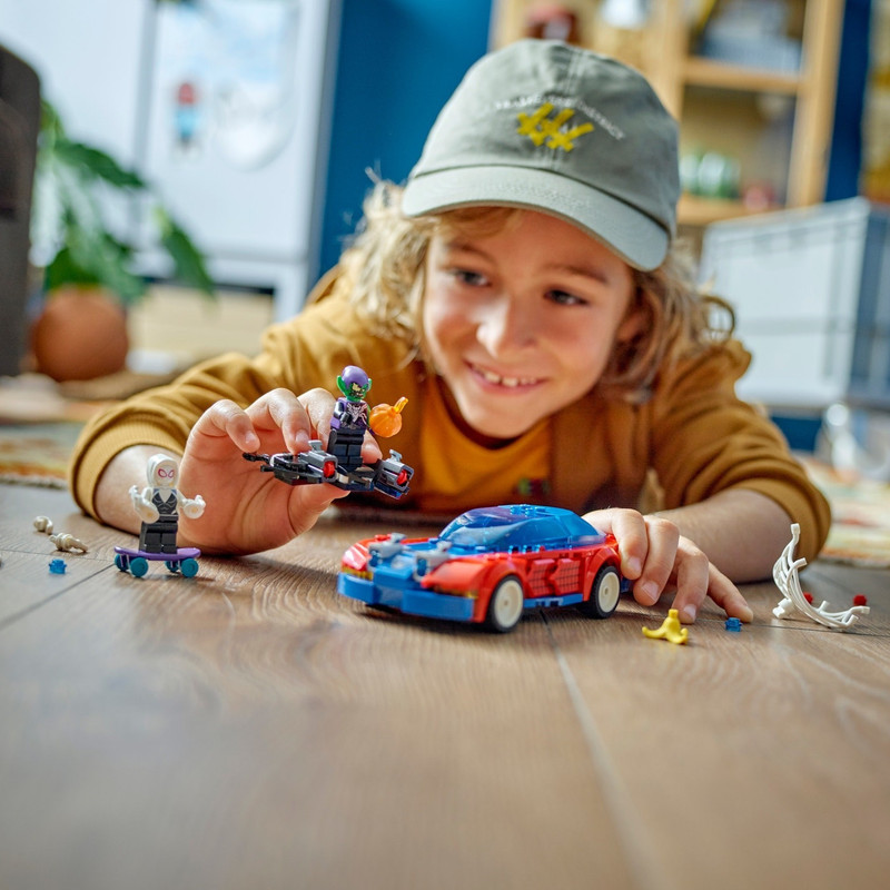 لگو 227 تکه سری MARVEL مدل Spider-Man Race Car N Venom Green Goblin کد 76279