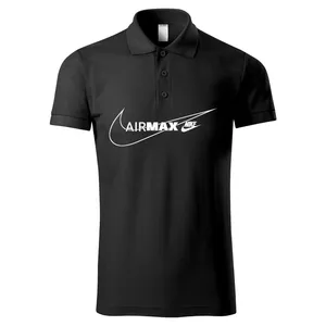 پولوشرت آستین کوتاه مردانه مدل 010101g رنگ مشکی