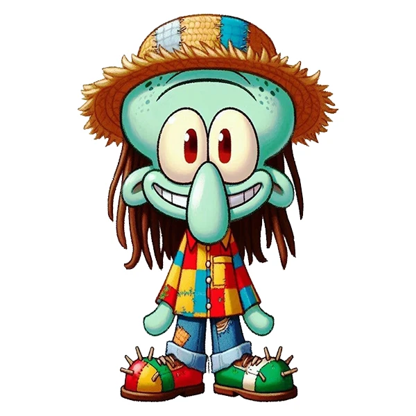 استیکر پارچه و لباس پاد آفرین طرح اختاپوس کد 2252