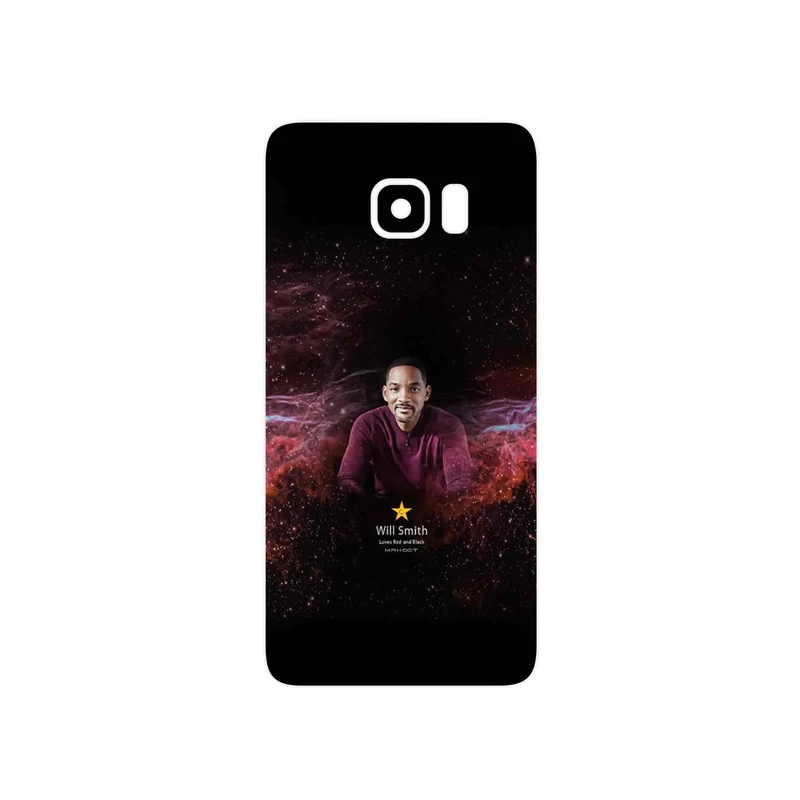 برچسب پوششی ماهوت مدل Will Smith مناسب برای گوشی موبایل سامسونگ Galaxy S6 Edge