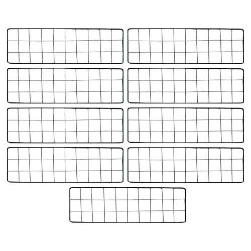 قفسه فلزی مدل مشبک بسته 9 عددی