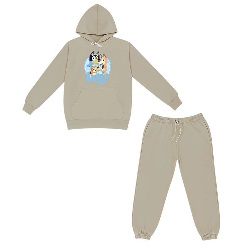 ست هودی و شلوار راحتی بچگانه مدل بلویی کد 02 