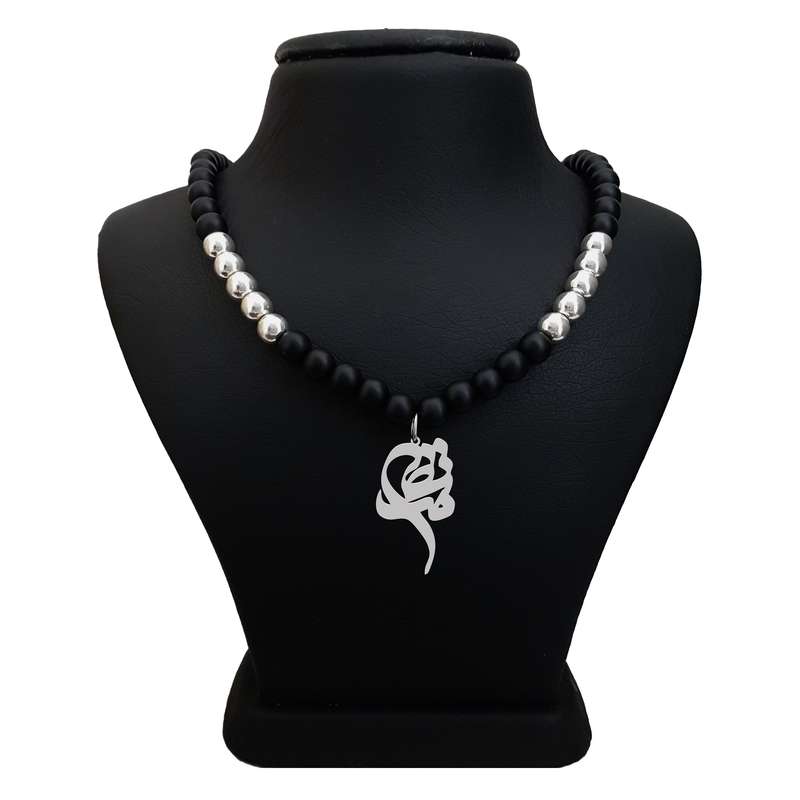 گردنبند نقره مردانه ترمه ۱ مدل مرتضی کد ma 1822