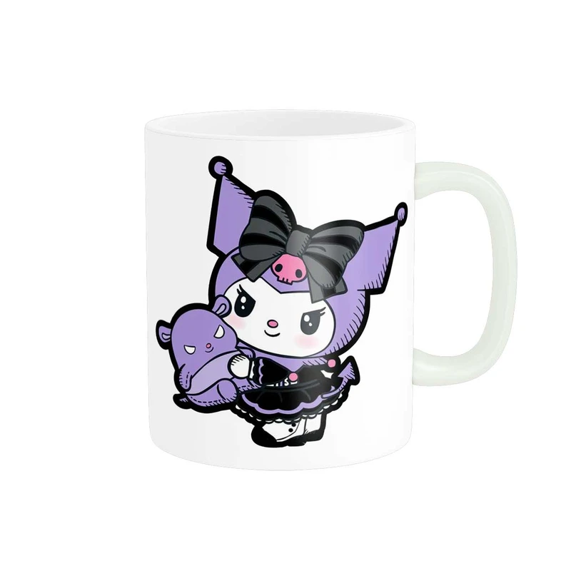 ماگ پاد آفرین طرح کارتون کرومی kuromi کد 3281