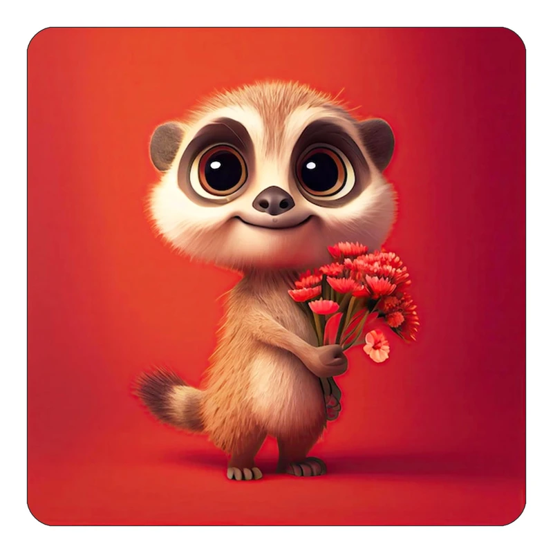 مگنت کاکتی طرح حیوانات کارتونی مدل mp28735