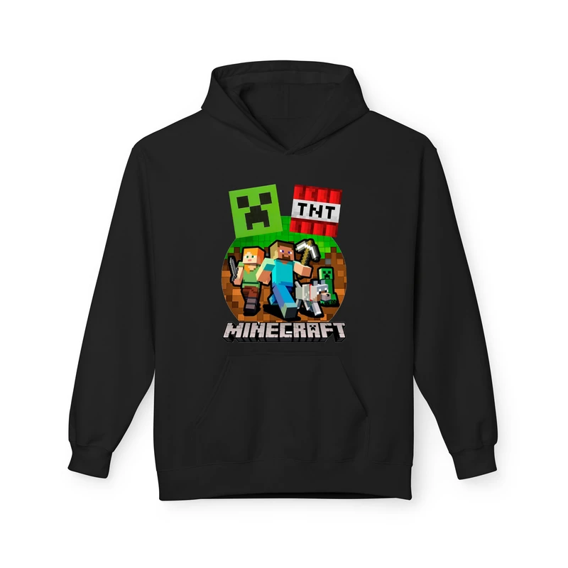 هودی مردانه پاد آفرین مدل ماینکرافت کد 273