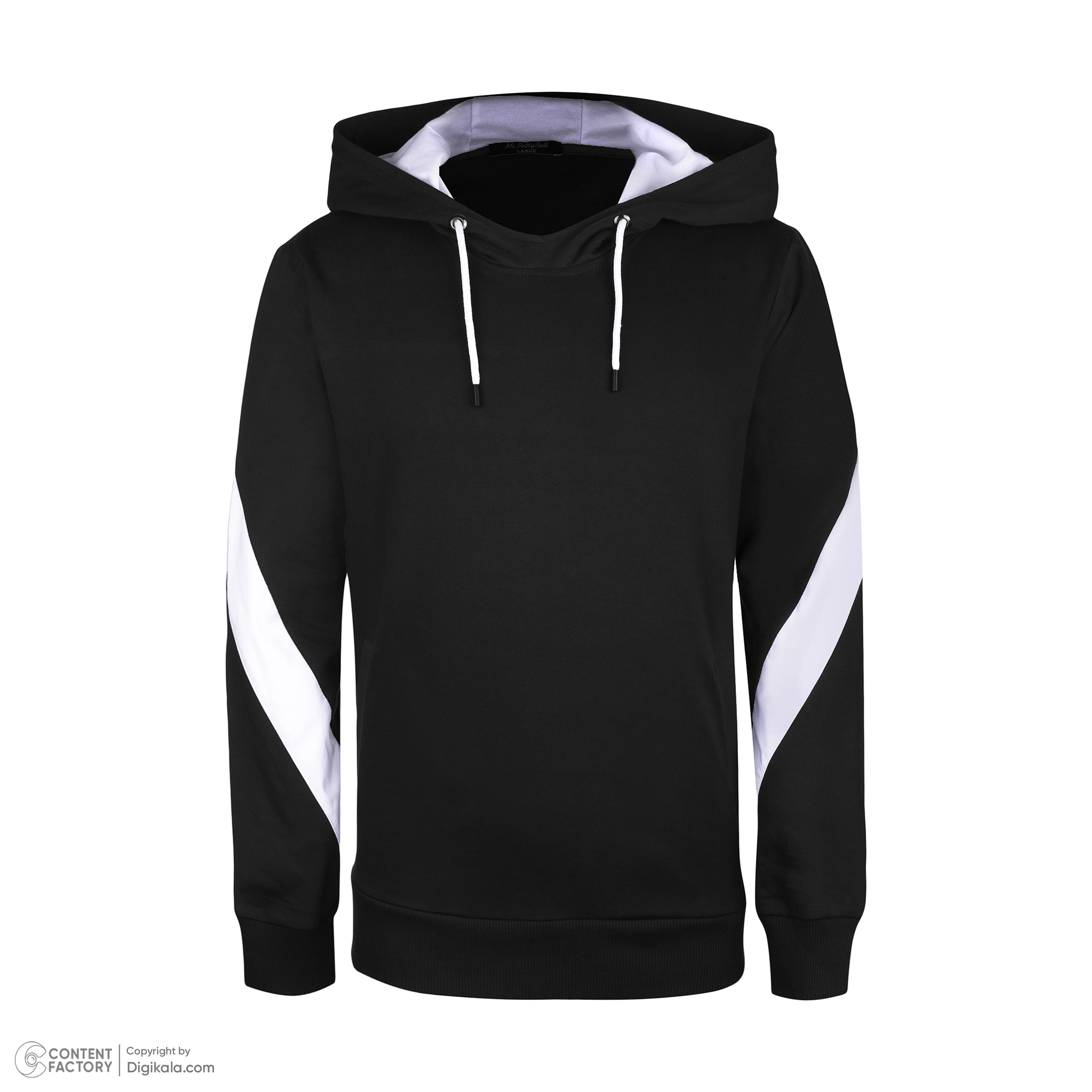 هودی مردانه زانتوس مدل 14624 رنگ مشکی