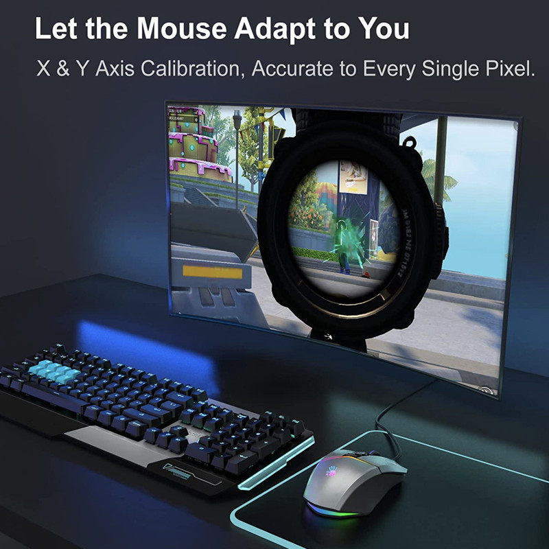 ماوس مخصوص بازی بلادی مدل W60 Max-RGB