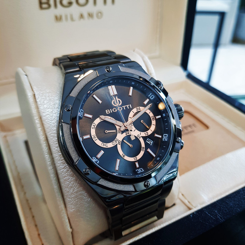 ساعت مچی عقربه‌ای مردانه بیگوتی مدل BG.1.10165-5