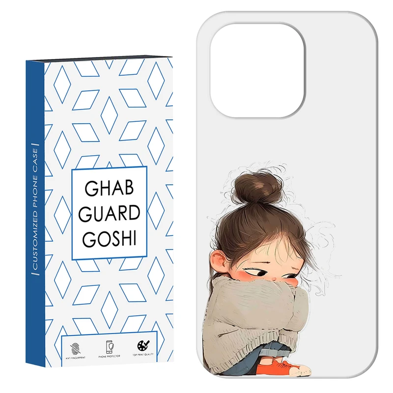 کاور قاب گارد گوشی طرح دختر ملوس کد Dimo-966 مناسب برای گوشی موبایل اپل  IPHONE 16 PRO MAX   