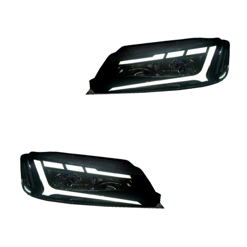 چراغ جلو خودرو گروه پژوهش صنعت مدرن مدل R8-W مناسب برای پژو پارس بسته دو عددی