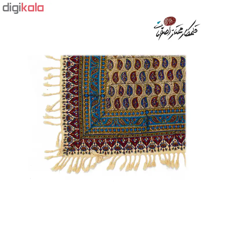 سفره قلمکار ممتاز اصفهان اثر عطريان طرح بته شويدي مدل G148