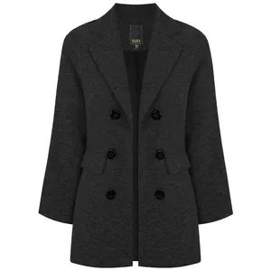  پالتو زنانه مدل LAMZ401 رنگ  ذغالی