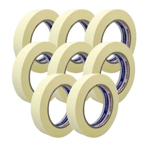 چسب کاغذی ایران چسب مدل IC2.5 عرض 2.5 سانتی متر بسته 8 عددی