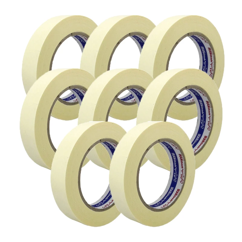 چسب کاغذی ایران چسب مدل IC2.5 عرض 2.5 سانتی متر بسته 8 عددی