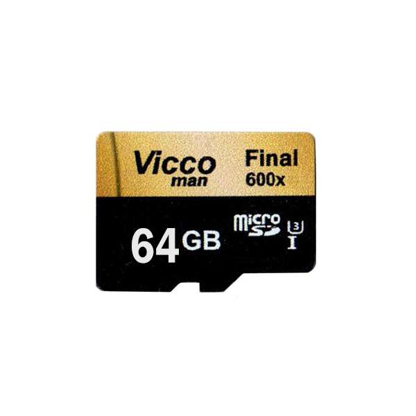 کارت حافظه microSDXC ویکو من مدل Final 600X Plus کلاس 10 استاندارد UHS-I U3 سرعت 90MBps ظرفیت 64گیگابایت کارت حافظه microSDXC ویکو من مدل Final 600X Plus کلاس 10 استاندارد UHS-I U3 سرعت 90MBps ظرفیت 64گیگابایت