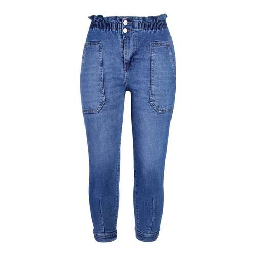 شلوار جین زنانه مدل مام فیت