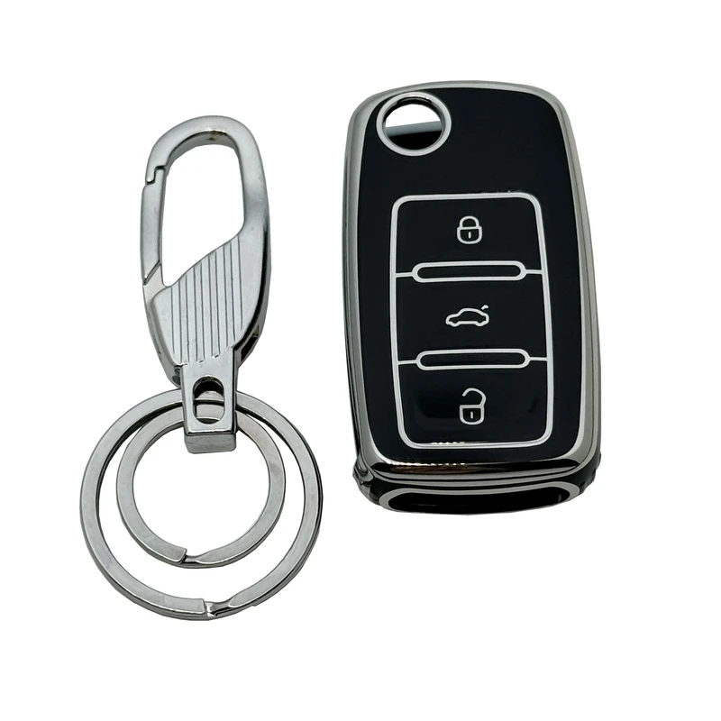 کاور ریموت و سوئیچ خودرو ام آر جی مدل 1028طرح TPU مناسب برای سمند به همراه جاسوئیچی