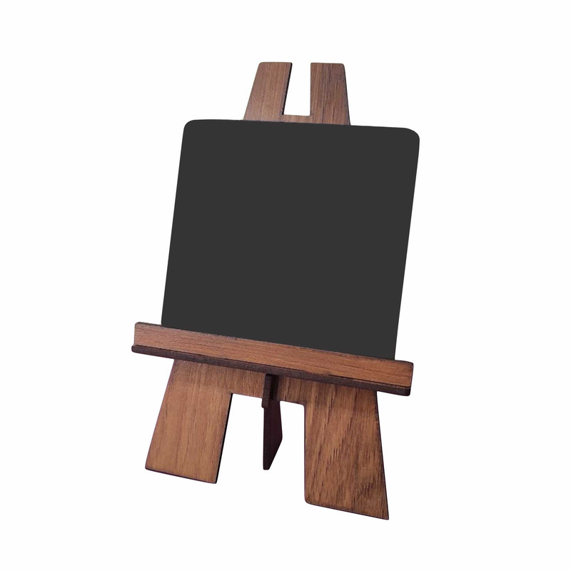 تخته وایت برد مدل تکشاخ یونیکورن سایز 10×10سانتی متر به همراه پایه