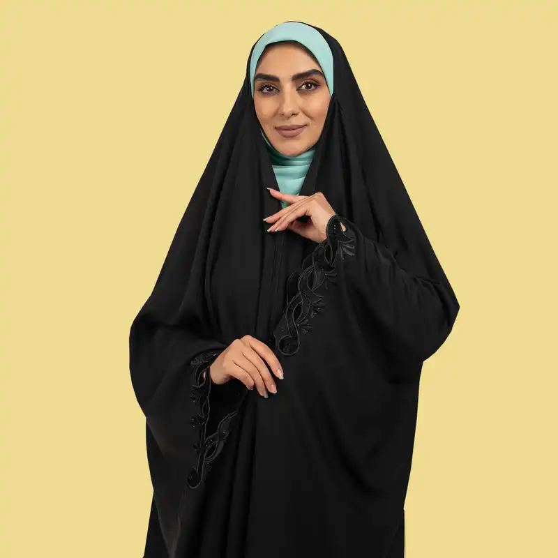 چادر عبایی مدل مخمل موجی