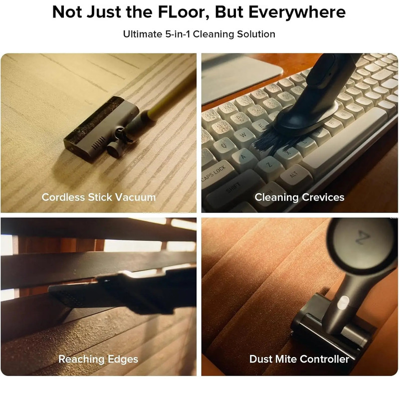 جارو شارژی عصایی روبوراک مدل A30 PRO STEAM COMBO