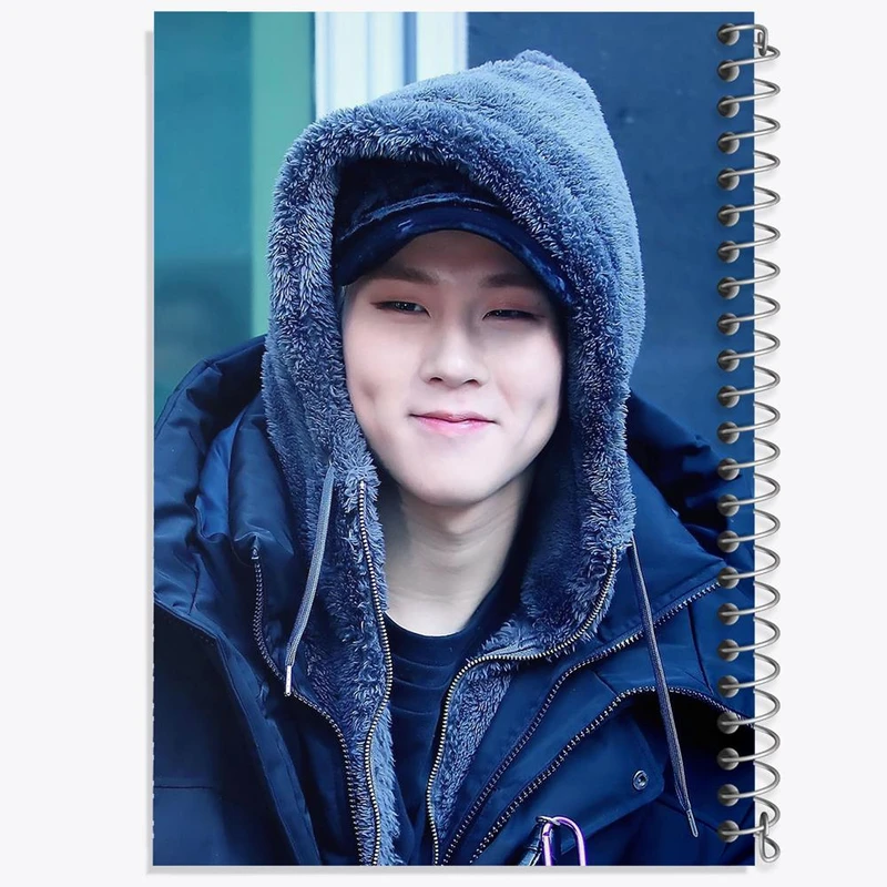 دفتر شطرنجی 50 برگ خندالو طرح جوهان گروه مانستا اکس MONSTA X کد 21133