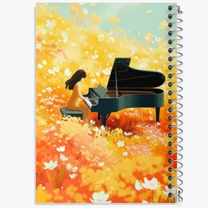 دفتر نت موسیقی 50 برگ خندالو مدل پیانو کد F2808