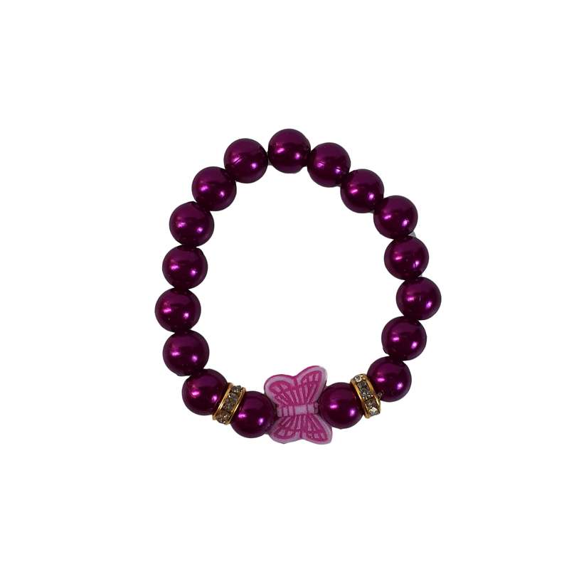 دستبند دخترانه مدل مرواریدی کد BT_25 دستبند دخترانه مدل مرواریدی کد BT_25