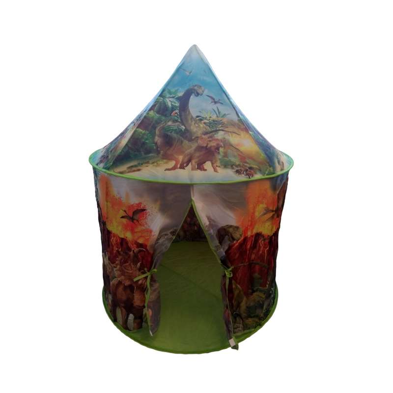 چادر بازی کودک مدل سرخپوستی طرح دایناسور