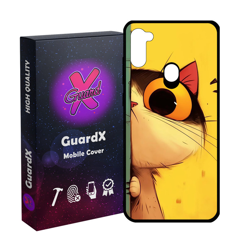 کاور گارد ایکس طرح Cat مدل  Glass10781 مناسب برای گوشی موبایل سامسونگ Galaxy A11/M11