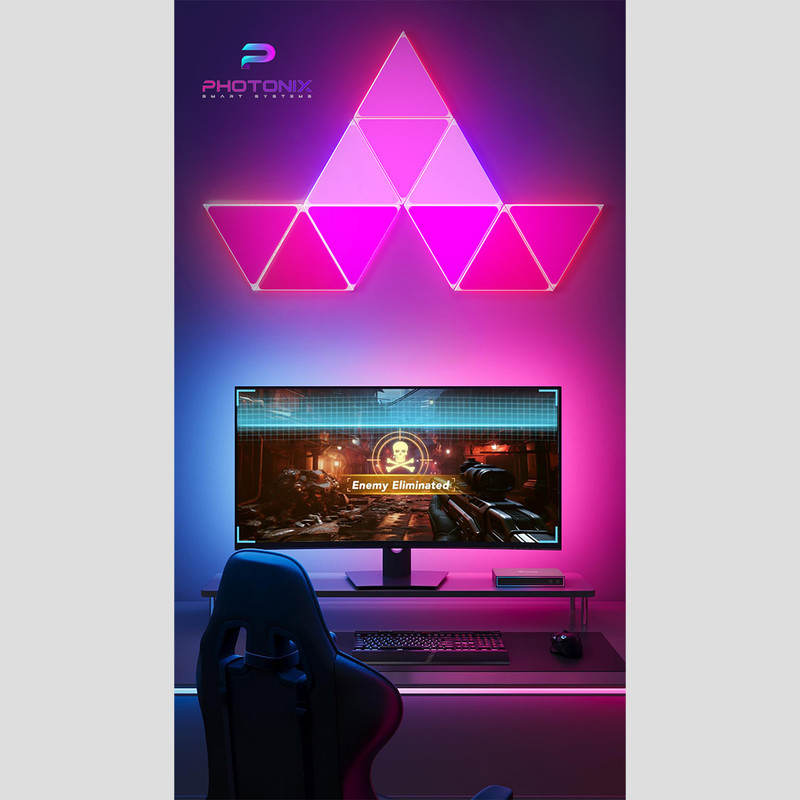 لامپ فوتونیکس مدل large triangle مجموعه 6 عددی
