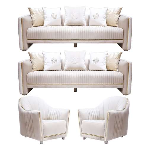 مبل راحتی هشت نفره وودن مبل مدل رز 