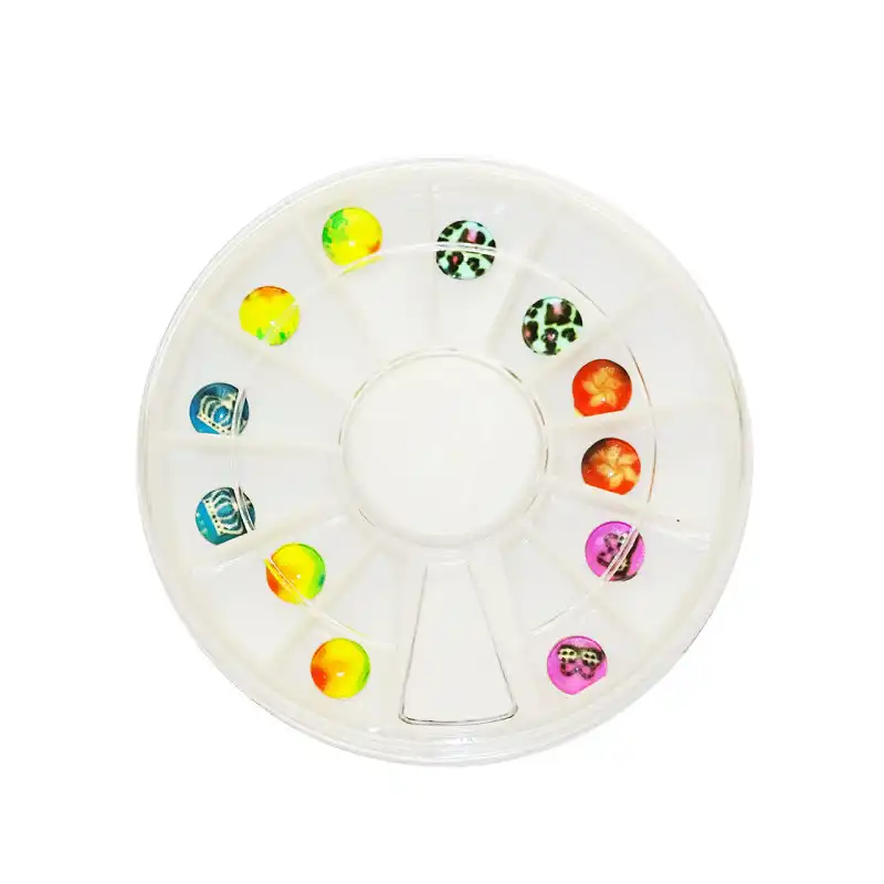 مجموعه تزیین ناخن طرح سنگ مدل D48 مجموعه 3 عددی