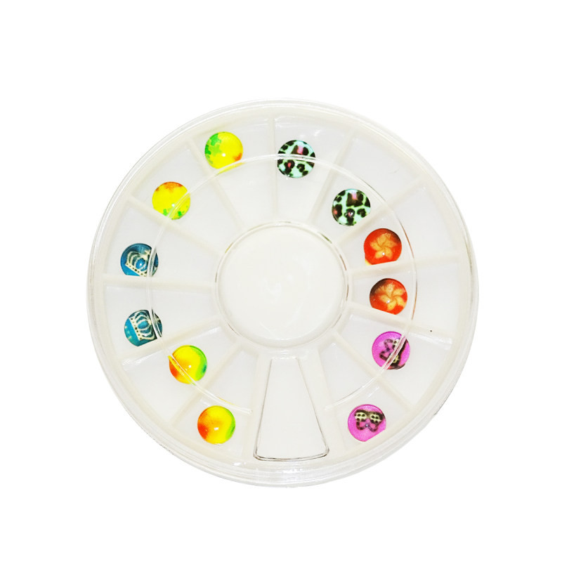 مجموعه تزیین ناخن طرح سنگ مدل D48 مجموعه 3 عددی