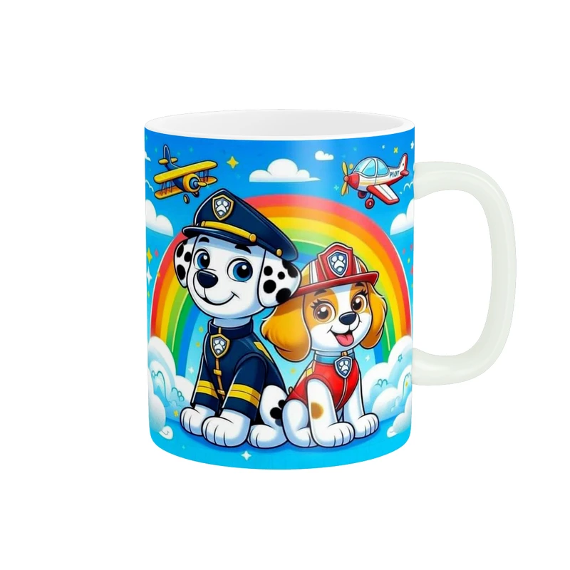 ماگ پاد آفرین طرح سگهای نگهبان کد 1283