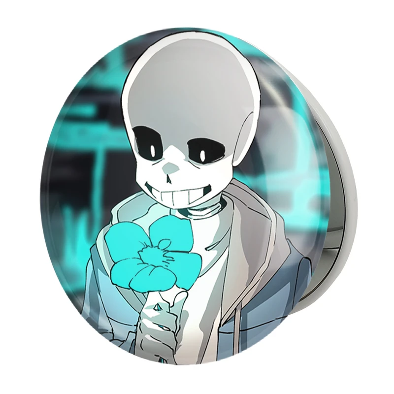 آینه جیبی خندالو طرح بازی آندرتیل (Undertale) مدل تاشو کد 31732