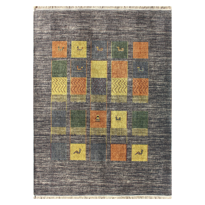 فرش ماشینی دو رو نیروانا مدل Gabbah