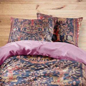 سرویس روتختی مدوپد طرح فرش ملایر مدل C-Malayer01 یک نفره 4 تکه