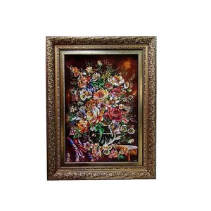 تابلو فرش دستباف مدل رزالین کد 5064