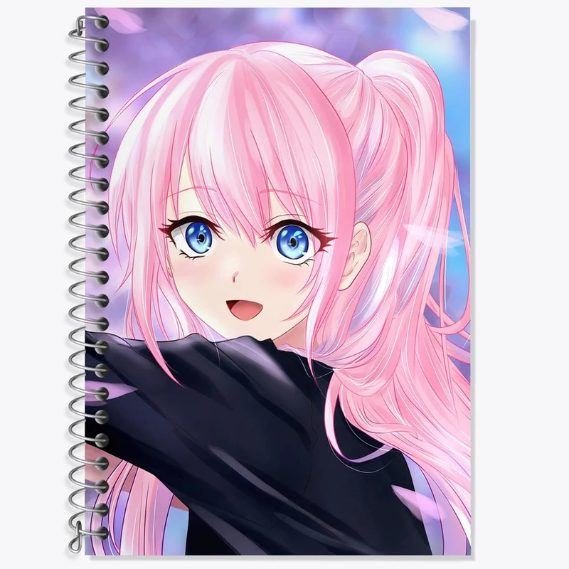 دفتر زبان 50 برگ خندالو مدل سه خط طرح شیکیموری سان انیمه شیکیموری کد 15848